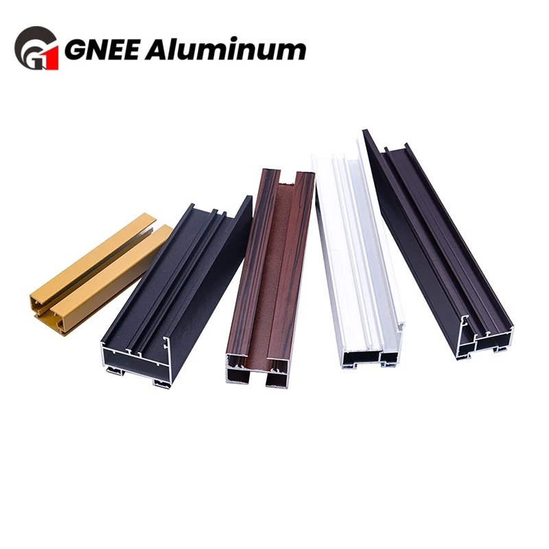6063 6061 Aluminium glidande fönsterprofil